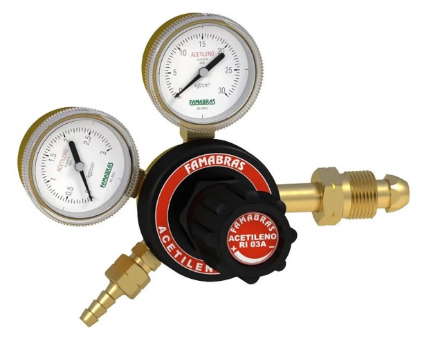 Regulador de Pressão Acetileno RI-03a