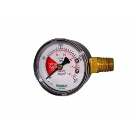 2000 PSI x.140kgf Rosca 1/4 NPT Latão