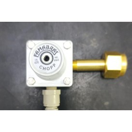 Regulador de pressão CO2 para chopp, saída simples com engate rápido, pré-calibrado 2,5kgf